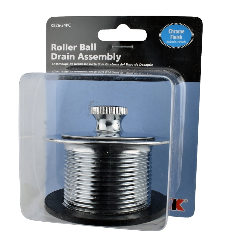 Keeney K826-34PC Roller Ball Closure Assembly with Strainer