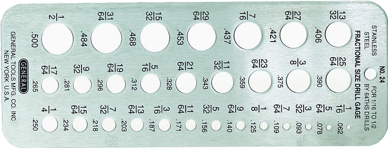 General 24 Series Drill ga