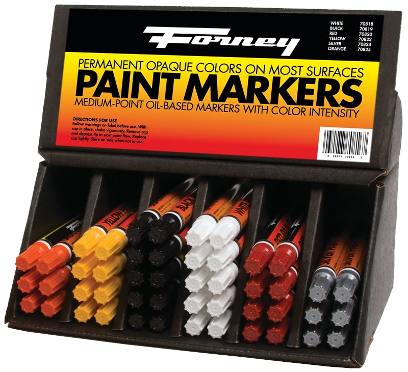 Forney 70816 Marker Paint Assortment