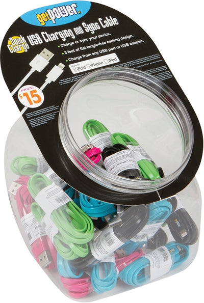 GetPower CWP-USBBOWL-IP5 USB Charging and Sync Cable