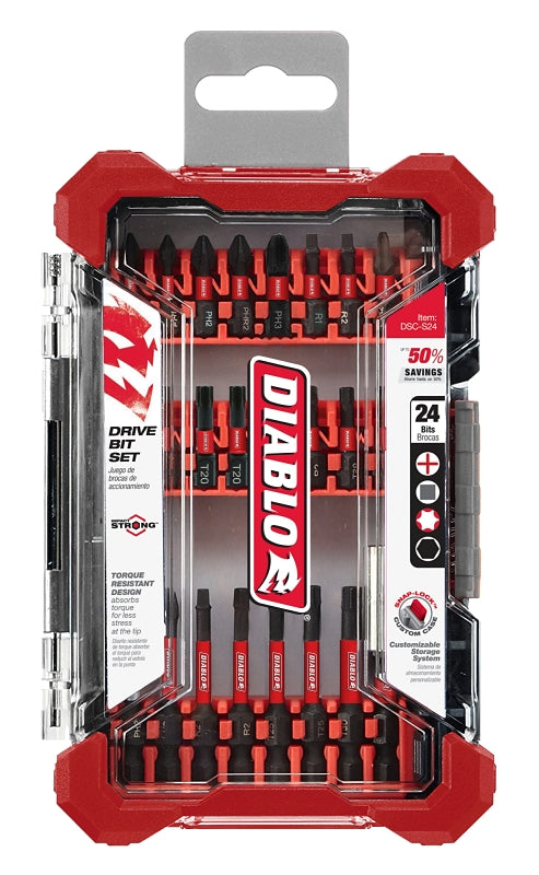 Diablo DSC-S24 Screwdriver Bit Set