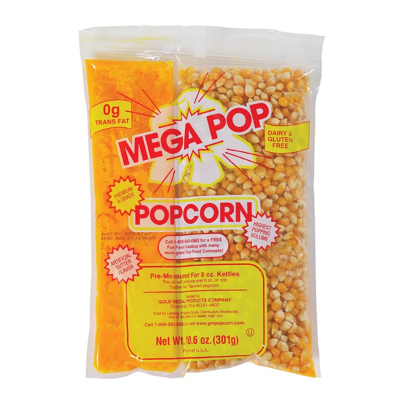 Gold Medal 2838 Corn/Oil/Salt Kit with Coconut Oil