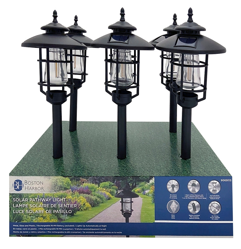 Boston Harbor 26074 Solar Stake Light with LED