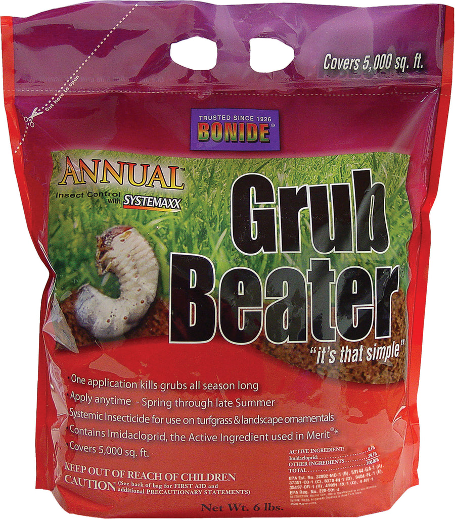 Bonide Annual Grub Beater, 5000 sq ft-6lb - Granular Dust Aerosols