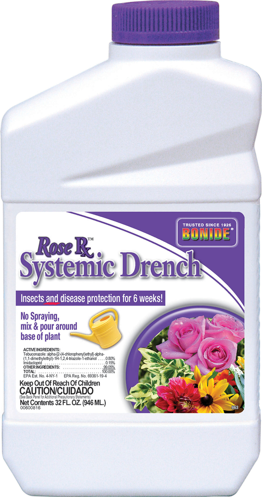Bonide Rose Rx Systemic Drench Concentrate, 1 qt