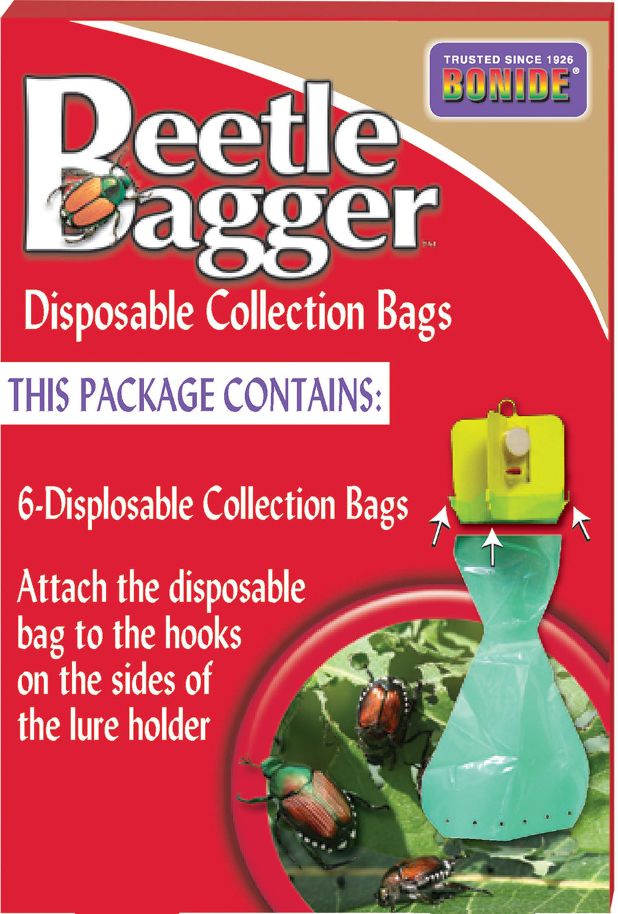 Bonide Beetle Bagger Disposable Bags, 6 pk - Japanese Beetle Traps & Acc