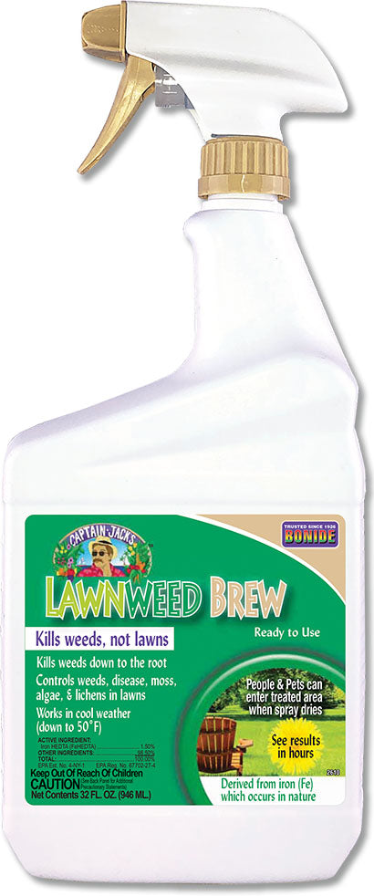 Captain Jack's Lawnweed Brew RTU, 32 oz - Weed Control