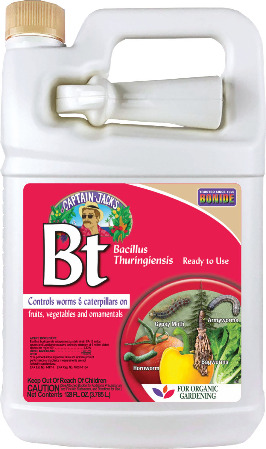 Captain Jack's Bt Thuricide for Organic Gardening, 128 oz - Insect Control