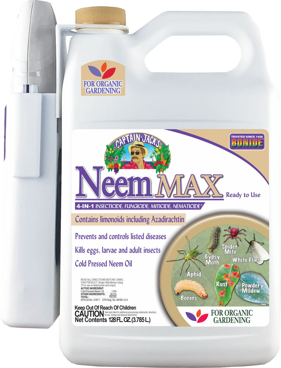 Captain Jack's Neemmax 4-in-1 Multipurpose Spray, 128 oz - Insect Control