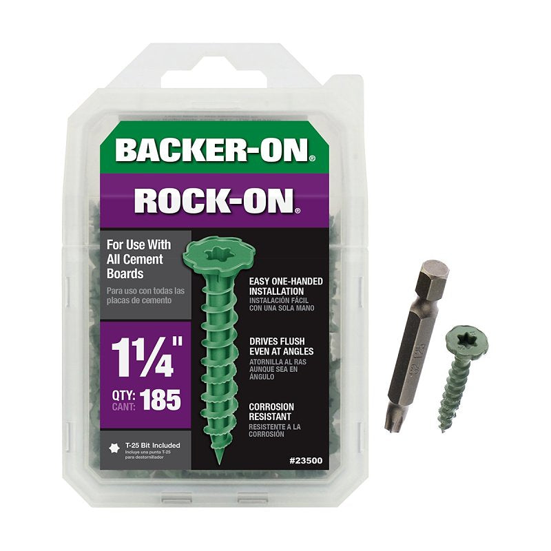 Backer-On Rock-On 23500 Cement Board Screw