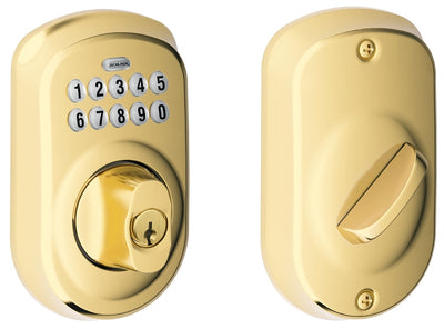 Schlage BE365 PLY 505 Electronic Deadbolt