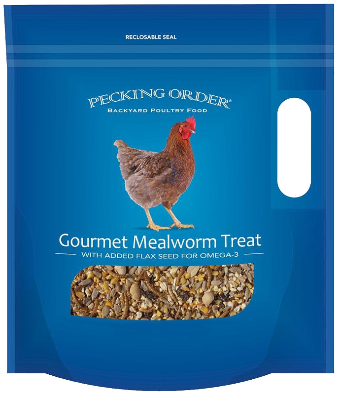 Pecking Order 009326 Chicken Mealworm Treat