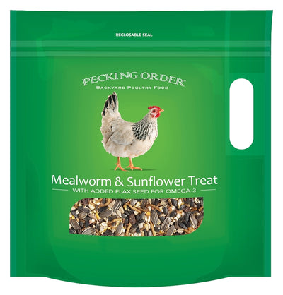 Pecking Order 009328 Mealworm/Sunflower Chicken Treat