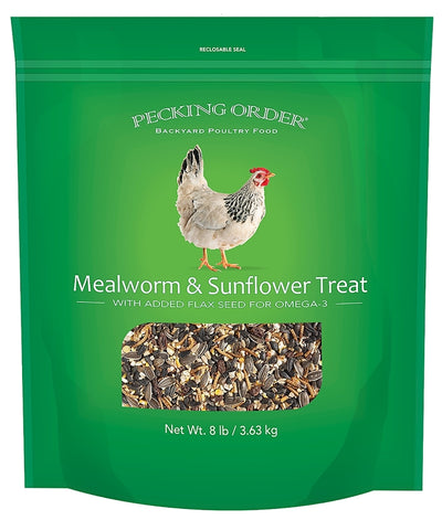 Pecking Order 009329 Mealworm/Sunflower Chicken Treat