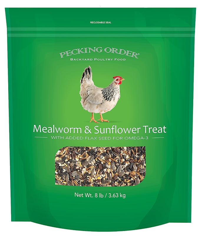 Pecking Order 009329 Mealworm/Sunflower Chicken Treat