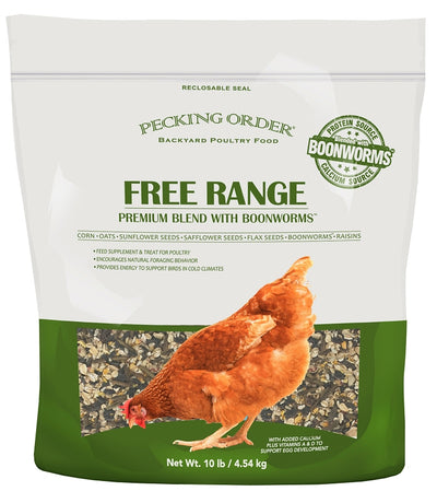 Pecking Order 009353 Free Range Blend with Boonworms