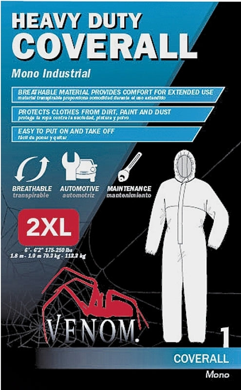 Venom Steel VENCV300XXL Coveralls with Hood