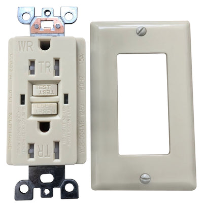 Genmax TRWR15VST GFCI Tamper & Weather Resistant Self-Test Receptacle