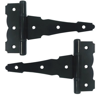 Nuvo Iron HDTH6BLK Heavy-Duty Decorative Tee Hinges
