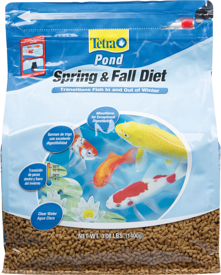 Tetra Pond Spring & Fall Diet Fish Food Sticks, 3 lb