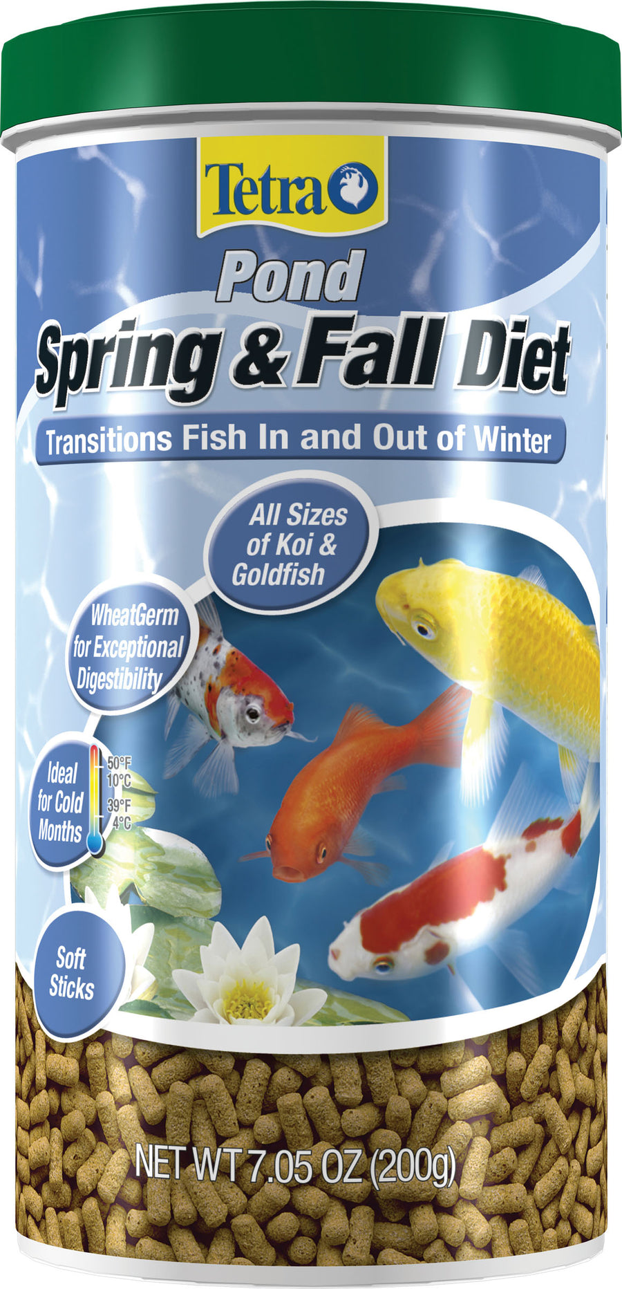Tetra Pond Spring & Fall Diet Fish Food Sticks, 7.05 oz