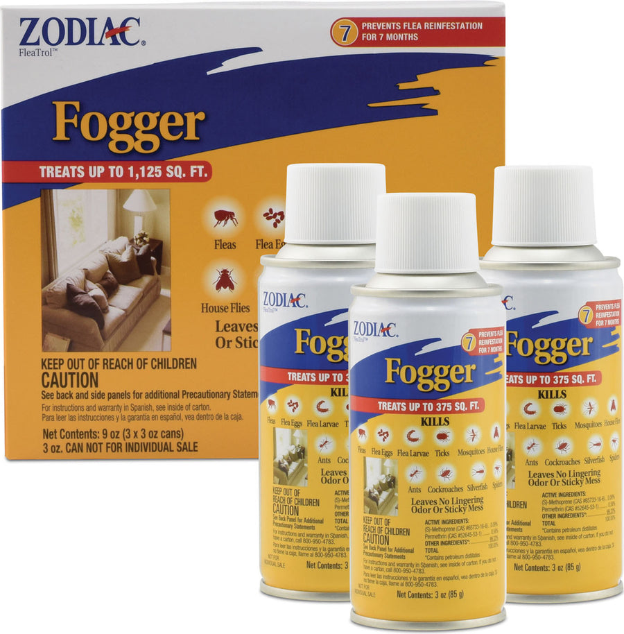 Zodiac Flea & Tick Fogger, 3 oz-3 pk - Foggers
