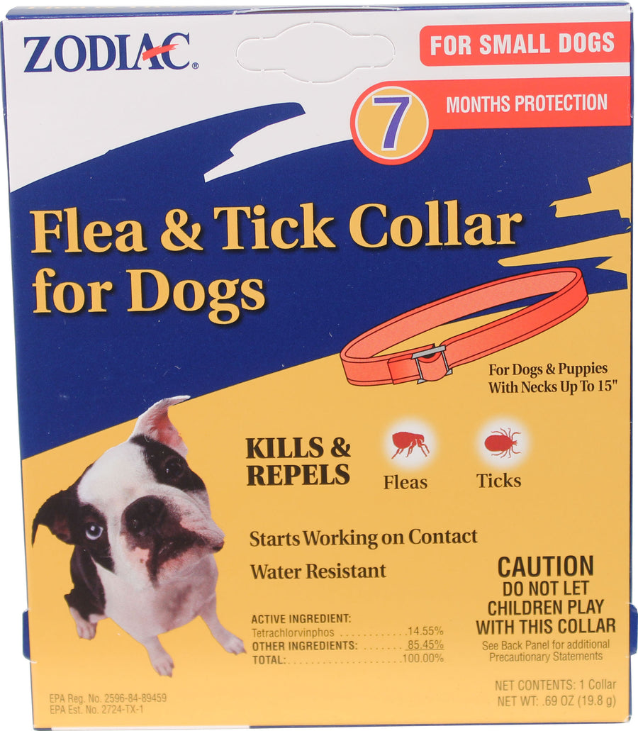 Zodiac Flea & Tick Collar for Dogs, SM - Collars