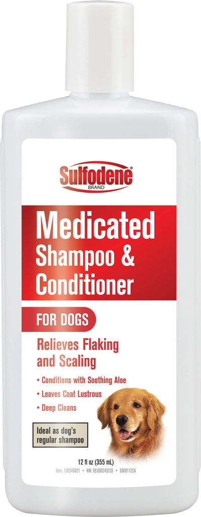 Sulfodene Medicated Shampoo & Conditioner, 12 oz - Skin Relief
