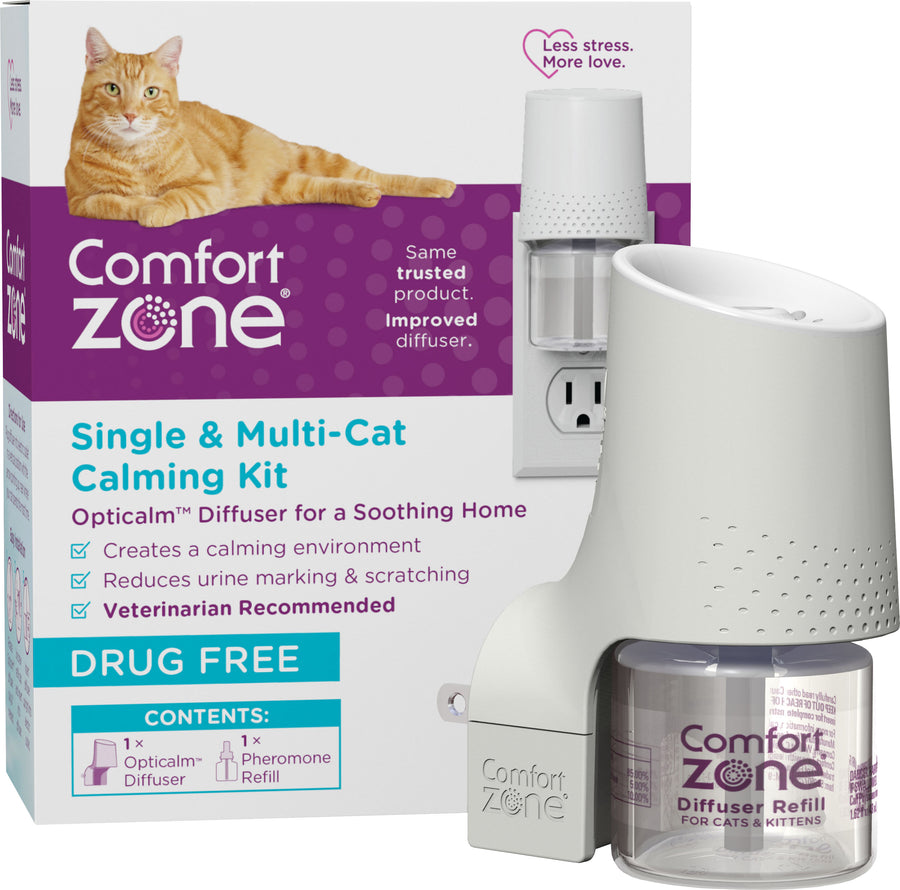 Comfort Zone Soothing Diffuser Kit for Cats, 1 pk - Anxiety Relief