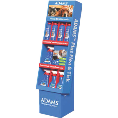 Adams Flea & Tick Floor Display, Assorted, 27pc - Displays