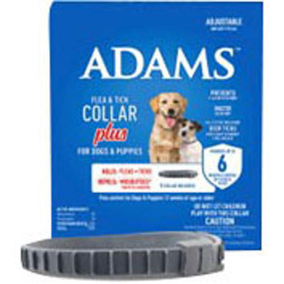 Adams Plus Flea & Tick Collar Dogs & Puppies, Adjustable - Collars