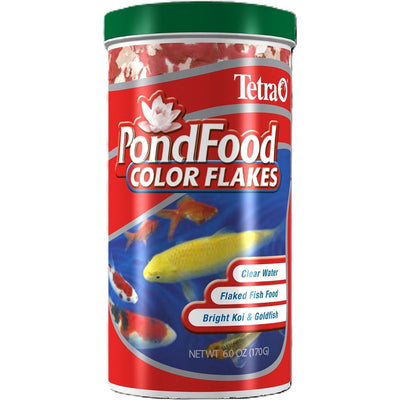 Tetra Pond Color Flakes, 6 oz