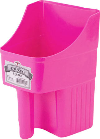 Little Giant Enclosed Feed Scoop, Hot Pink, 3 qt - Scoops