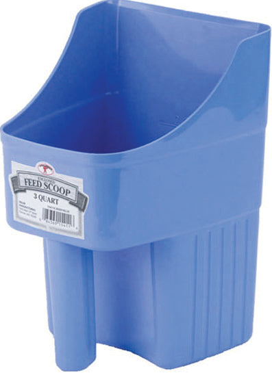 Little Giant Enclosed Feed Scoop, Berry, 3 qt - Scoops