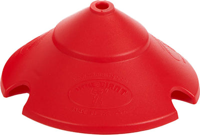 Little Giant Plastic Cover F/Hang Poultry Feeder, Red, LG - Hanging Feeder