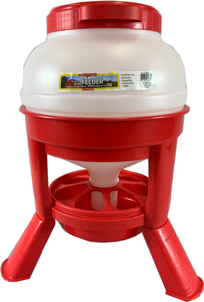 Little Giant Feeder Plastic Dome, Red, 35 lb - Farm & Equine