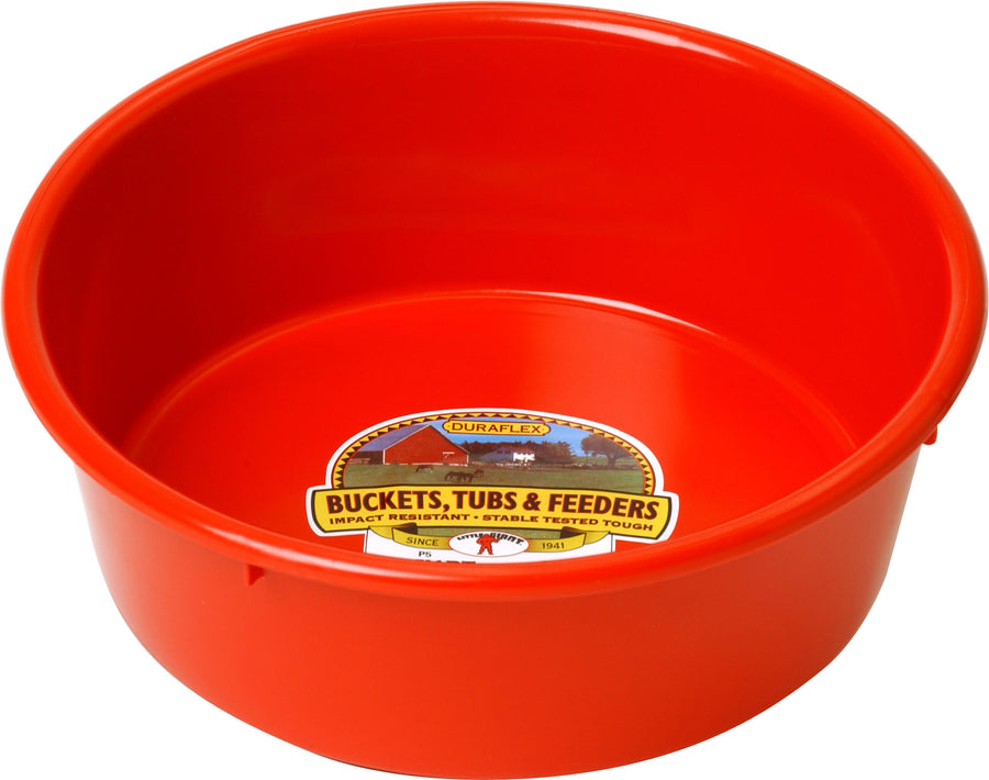 Little Giant Plastic Utility Pan, Red, 5 qt - Salt Holders & Pans