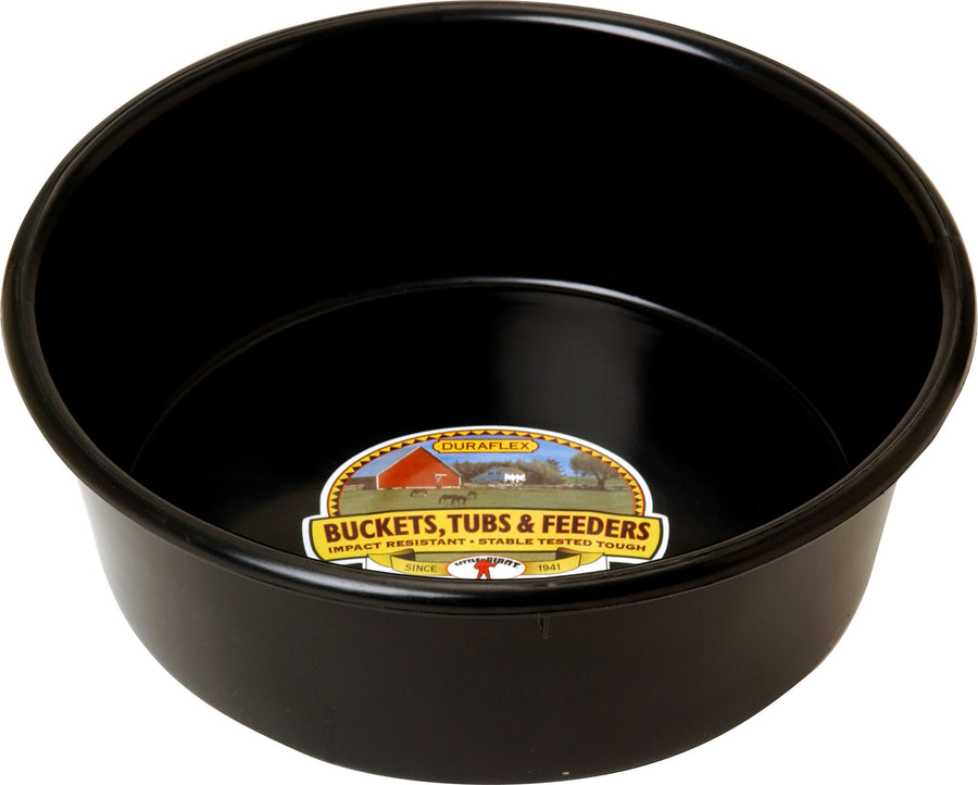 Little Giant Plastic Utility Pan, Black, 5 qt - Salt Holders & Pans
