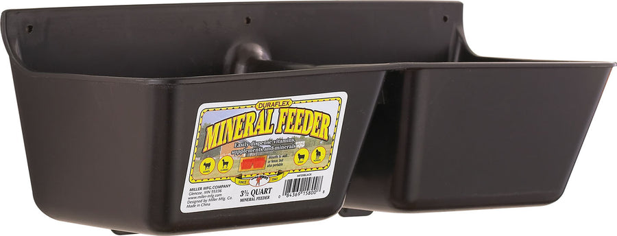 Little Giant Mineral Feeder, Black, 3.5 qt - Salt Holders & Pans
