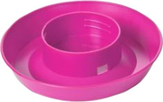 Little Giant Screw-On Poultry Waterer Base, Hot Pink, 1 qt - Farm & Equine
