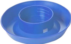 Little Giant Screw-On Poultry Waterer Base, Berryblue, 1 qt - Farm & Equine