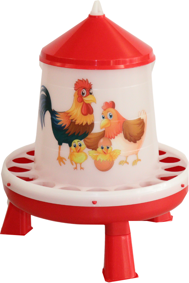 Little Giant Poultry Feeder, Illustrated, 8.5 lb - Farm & Equine