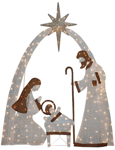 Santas Forest 56801 LED Nativity Set