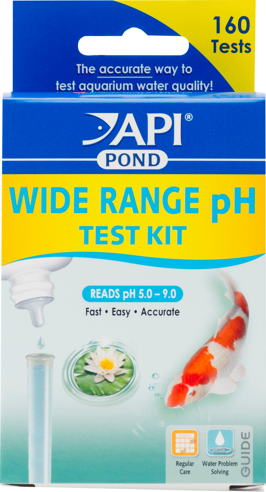 API Pond Liquid Wide Range PH Test Kit, 160 pk - Test Kits