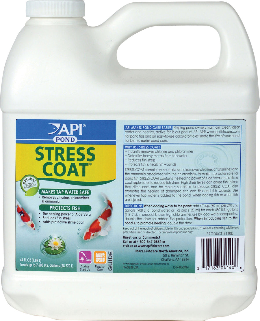 API Pond Stress Coat, 64 oz - Water Treatment