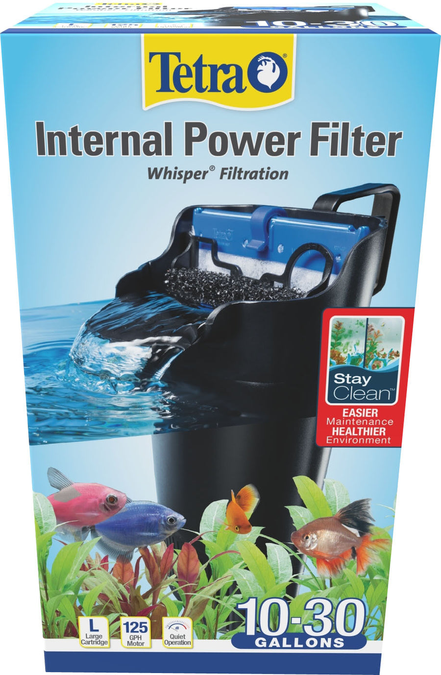 Tetra Whisper Internal Power Filter 20i, Up to 20 gal - Internal Filters