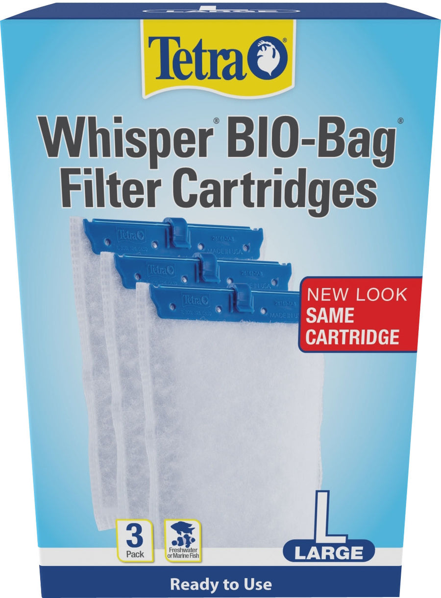 Tetra Whisper Assembled Bio-Bag Filter Cartridge, lg-3 pk - Filter Inserts