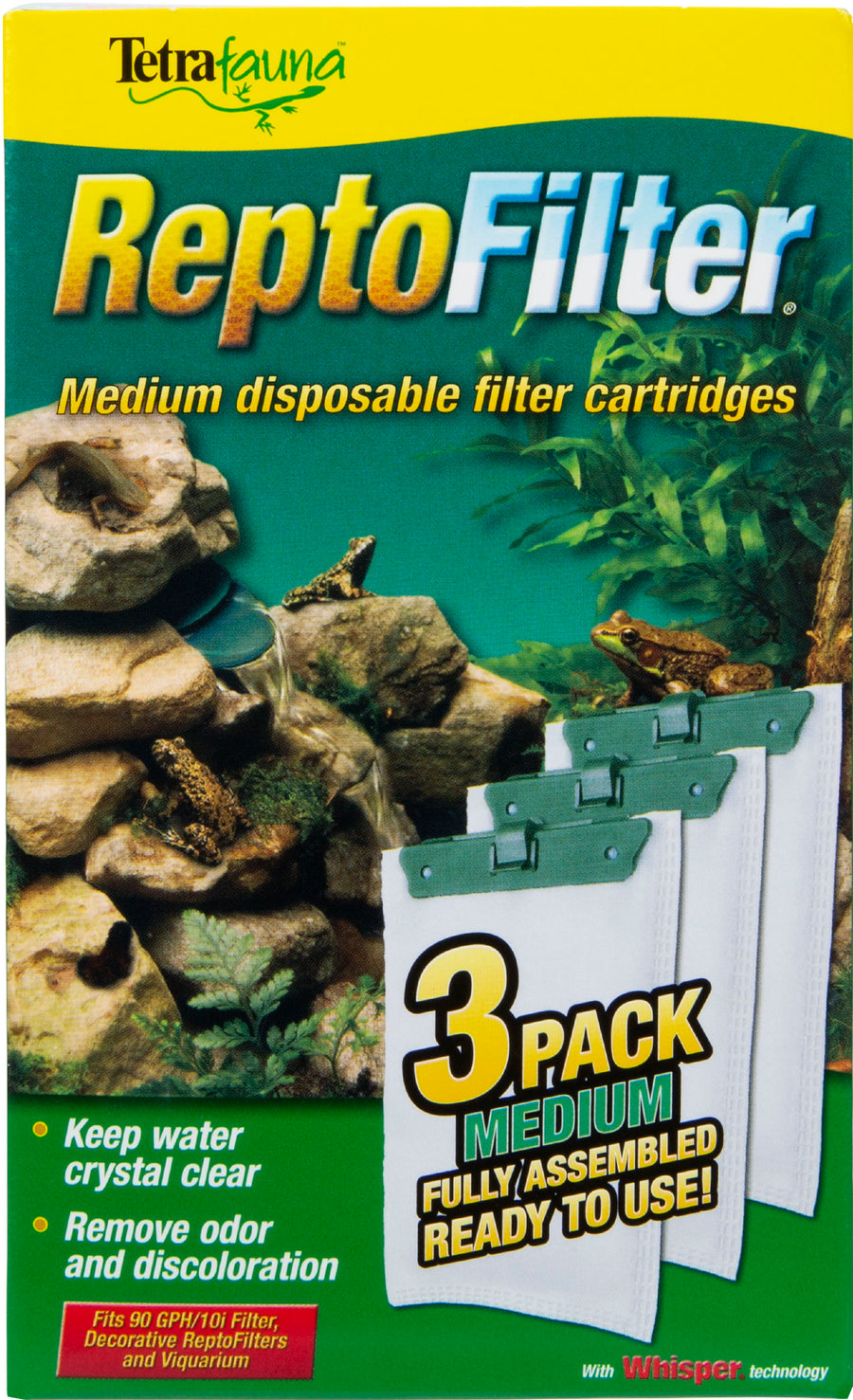 Tetra Reptofilter Cartridges, md-3 pk - Filter Media