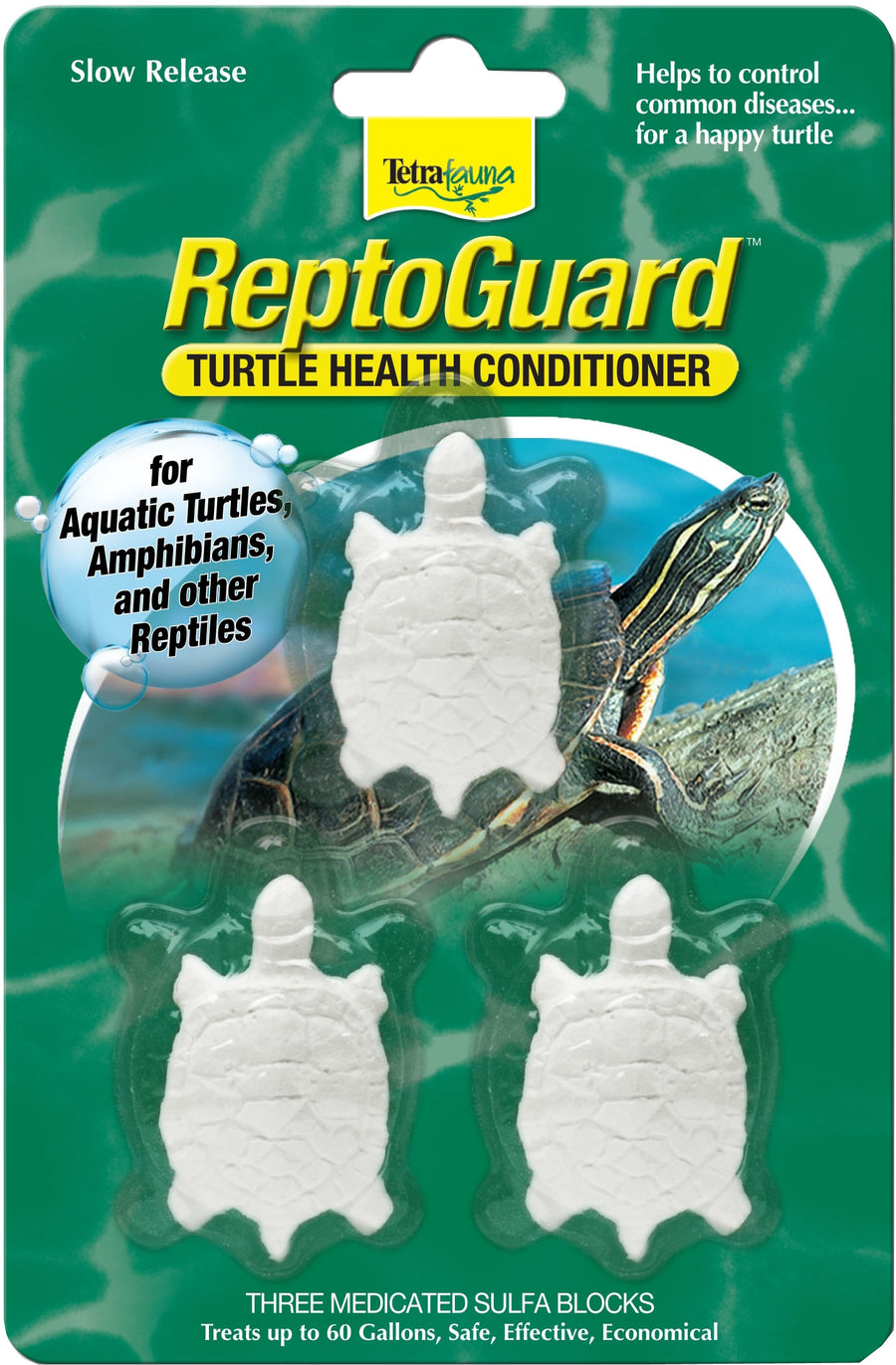 Tetra Reptoguard Turtle Health Conditioner Block, 3 ct - Medications