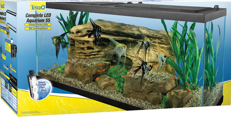Tetra Complete Deluxe LED Aquarium Kit, 55 gal-48x13x20 in - Starter Kits